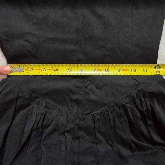 New 0 Reformation (from Anthropologie) Oria Midi Dress in black *Runs small - Picture 9 of 10